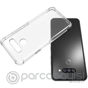 LG K50-Q60 Anti-Drop Darbe Emici Silikon Kılıf