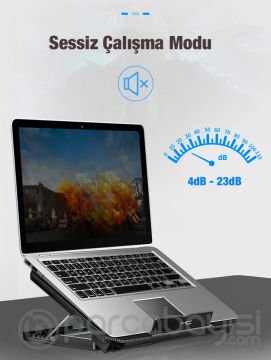 ALLY MC Q100 Ayarlanabilir Yükseklik Laptop Soğutucu Stand