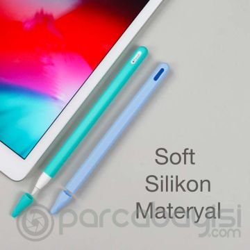 ALLY Apple Pencil 2 İçin Silikon Kılıf Koruyucu Kılıf