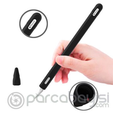 ALLY Apple Pencil 2 İçin Silikon Kılıf Koruyucu Kılıf
