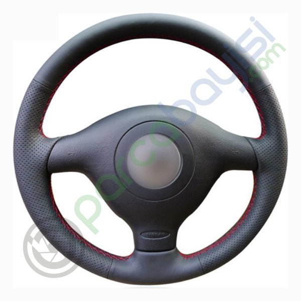 Skoda Fabia 2003 Rs Araca Özel Dikişli Deri Direksiyon Kılıfı