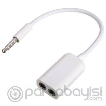 ALLY Universal 3.5mm Kulaklık Çoğaltıcı Erkek Dişi Jack Dönüştürücü Splitter