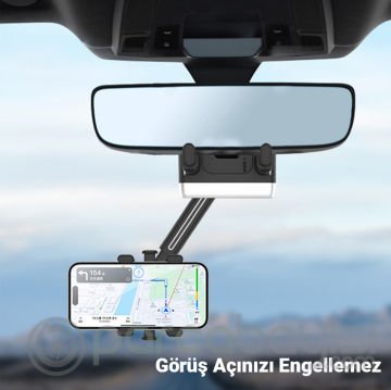 ALLY H23-8 Araç İçi Dikiz Aynası Telefon Tutucu