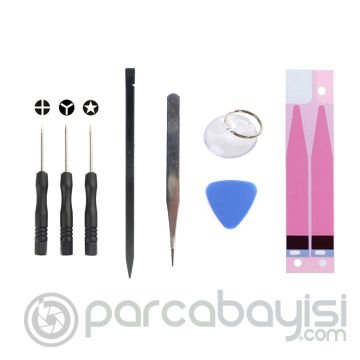 Jıafa Jf-8161 8in1  İPhone 6-6S 5-5S  Batarya Yapışkanlı Tamir Seti