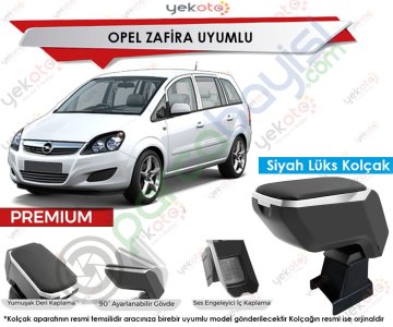 Opel Zafira Uyumlu Lüx Siyah Kolçak Kol Dayama Ultra Kaliteli