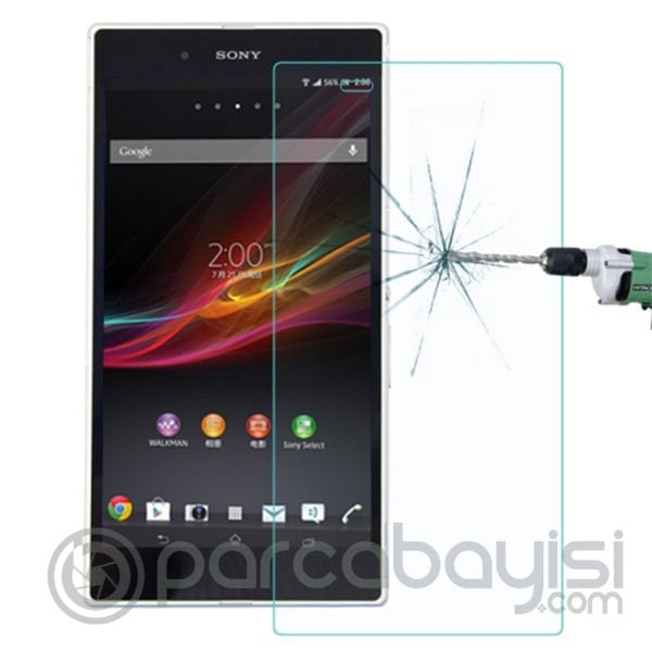 Sony Xperia Z Ultra Xl39 Tempered Kırılmaz Cam Ekran Koruyucu