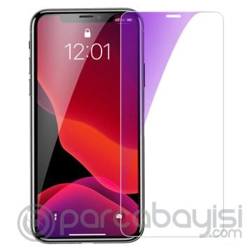 Baseus İPhone 11 Pro- X-XS 0.15mm Full Tempered AntiBlue Light Ekran Koruyucu 2 Adet Set