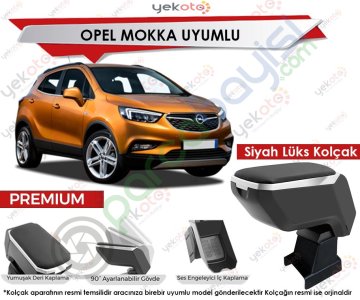 Opel Mokka Uyumlu Lüx Siyah Kolçak Kol Dayama Ultra Kaliteli