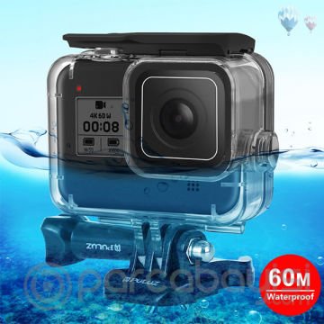 PULUZ PU353 GoPro HERO 8 İçin 60M Sualtı Su Geçirmez Kılıf Kapak