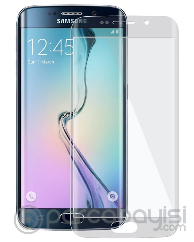 Ally Sm Galaxy S6 Edge G925 3d Tempered Kavisli Şeffaf Ekran Koruyucu