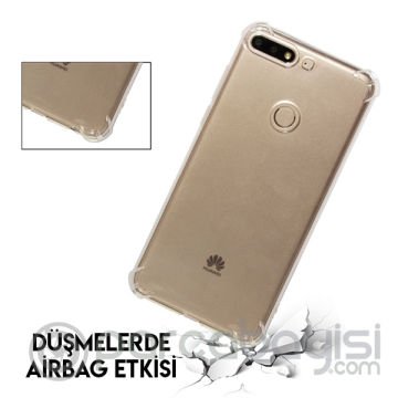 Huawei Y6 2018 Anti-Drop Darbe Emici Silikon Kılıf