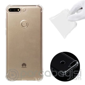 Huawei Y6 2018 Anti-Drop Darbe Emici Silikon Kılıf