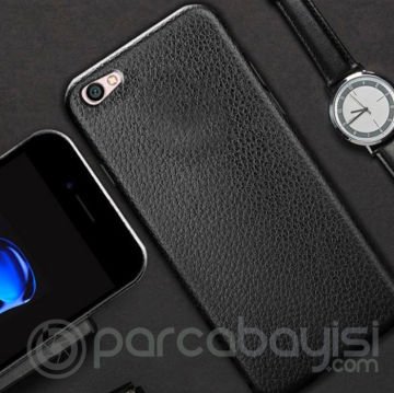Xiaomi Redmi Note 5 Deri Dokulu Premium Fit Soft Silikon Kılıf