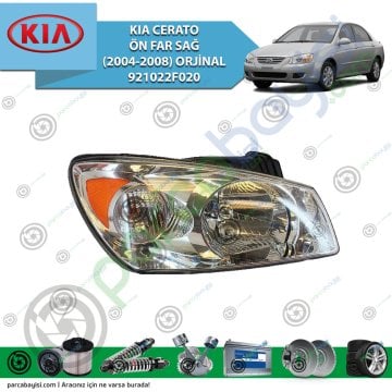 Kia Cerato Ön Far Sağ Orjinal | 921022F020