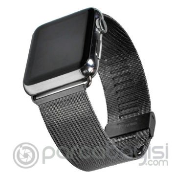 Ally Apple Watch 7-8 41mm 6-5-4 40mm Kayış Kordon Milano Metal Klasik Kopça 3-2-1 38mm