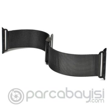 Ally Apple Watch 7-8 41mm 6-5-4 40mm Kayış Kordon Milano Metal Klasik Kopça 3-2-1 38mm