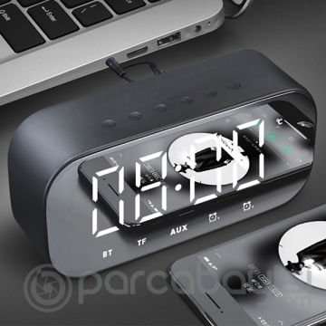 ALLY MC H8 Saat Led  Bluetooth Hoparlör Speaker Subwoofer 1400mah bat