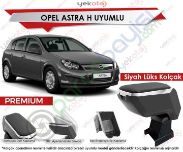 Opel Astra H Uyumlu Lüx Siyah Kolçak Kol Dayama Ultra Kaliteli
