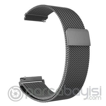 22MM Gear S3 Watch 4 -GT2 GT2E 46MM Kayış,Kordon Metal Milano Loop