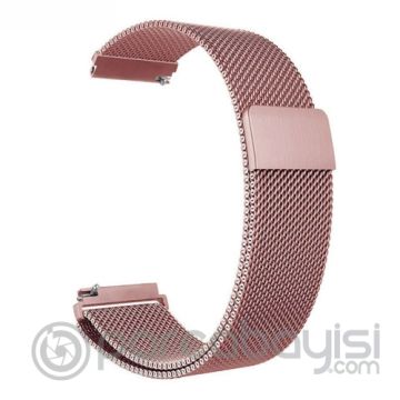 22MM Gear S3 Watch 4 -GT2 GT2E 46MM Kayış,Kordon Metal Milano Loop