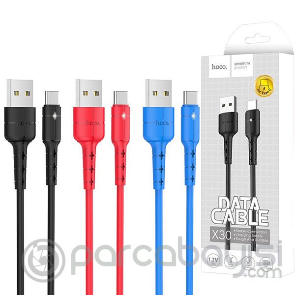 Hoco X30 Star 1.2m Usb Type-C Hızlı Şarj Usb Data Kablosu
