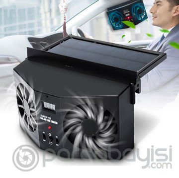 Ally R-8032 Güneş Enerjili Çift Fanlı Solar Oto Araç Havalandırma