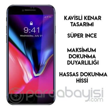 Baseus iPhone SE3-SE2 İPhone 8-7 Full Kırılmaz Cam Ekran Koruyucu Anti blue Light  2 Adet Set
