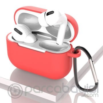 ALLY Apple Airpods Pro İçin Kılıf+Kulaklık Askısı+Anahtarlık