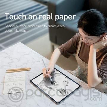 Baseus İPad 10.2 Paper Like Film Darbe Emici Pet Ekran Koruyucu İPAD 2021-2020-2019