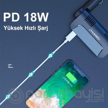 Ally 120W 3 USB Portlu Dönebilen Araç Çakmak Soket Adaptörü
