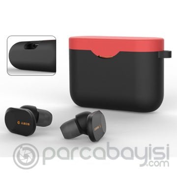 ALLY Sony WF-1000XM3 Bluetooth kulaklık Silikon Kılıf + Anahtarlık