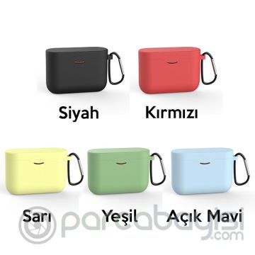 ALLY Sony WF-1000XM3 Bluetooth kulaklık Silikon Kılıf + Anahtarlık