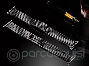 Ally Apple Watch 7-8 45mm 6-5-4 44mm Kayış Kordon Dragon Paslanmaz Çelik 3-2-1 42mm