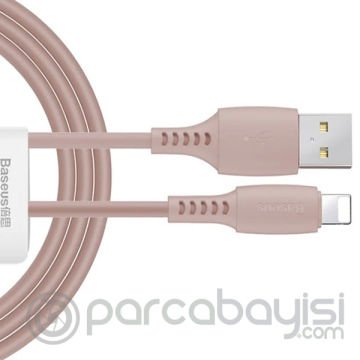 Baseus Colourful İPhone 7-8 X XR XS Usb Şarj Kablosu 2.4A 1.2m