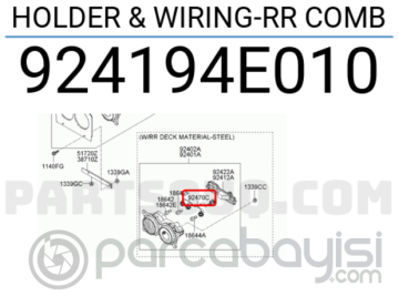 Kia Bongo Stop Lamba Kablosu Orjinal | 924194E010