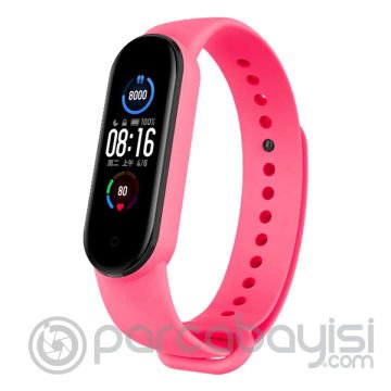 ALLY Xiaomi Band 5 Akıllı Bileklik İçin Silikon Kayış Kordon
