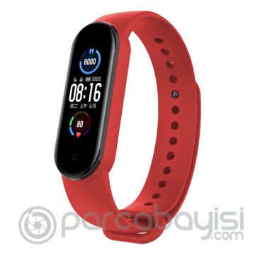 ALLY Xiaomi Band 5 Akıllı Bileklik İçin Silikon Kayış Kordon