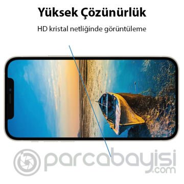 Ally iPhone 13 Mini 5.4 9D Full Tempered Cam Ekran Koruyucu