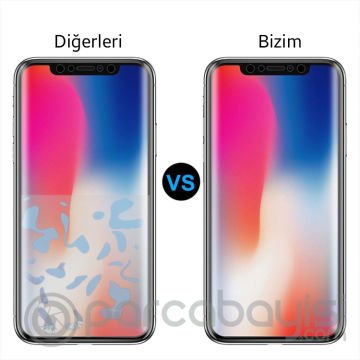 İphone 11 Pro,İphone X Xs 3d Pet Full Kaplama Darbe Emici Ekran Koruyucu