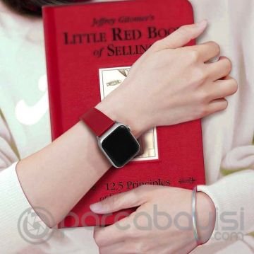 Ally Apple Watch 7-8 45mm 6-5-4 44mm Retro Deri Kordon Kayış 3-2-1 42mm