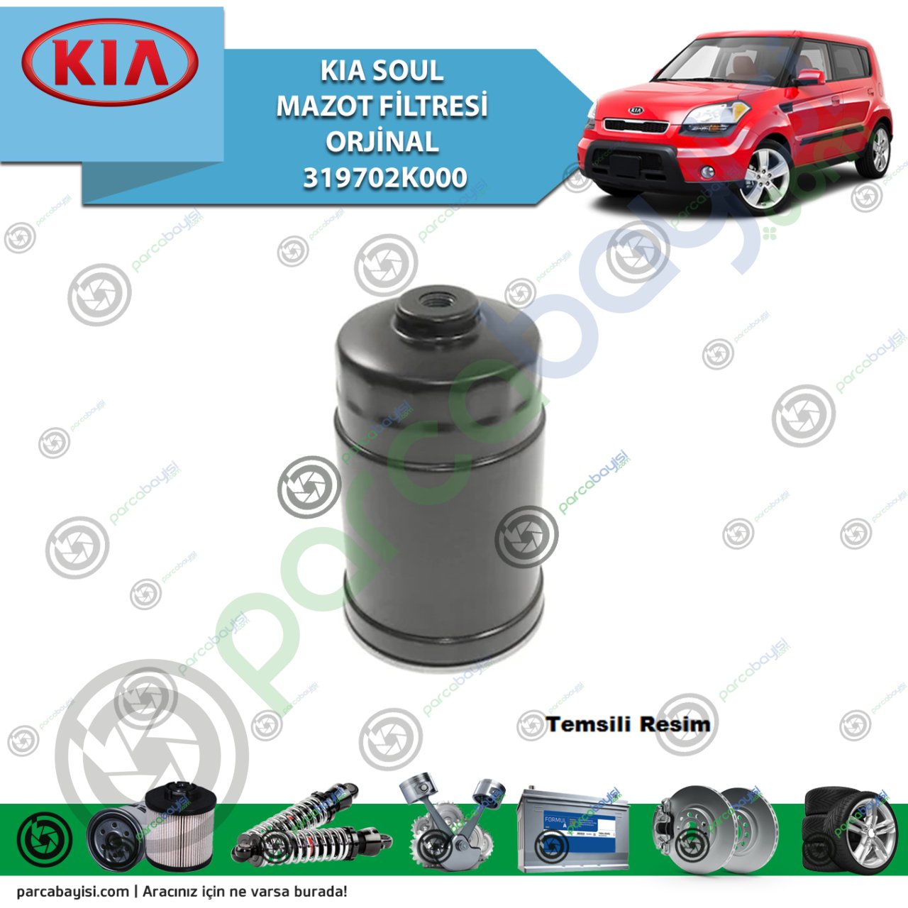 Kia Soul Mazot Filtresi Orijinal | 319702K000