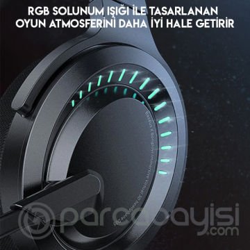 Baseus GAMO D05 Immersive Virtual 3D Işıklı pc Gaming Oyuncu Kulaklığı