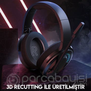 Baseus GAMO D05 Immersive Virtual 3D Işıklı pc Gaming Oyuncu Kulaklığı