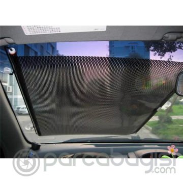 Araba Araç içi Katlanabilir Araç Oto Ön Cam Güneşlik Branda 45x125cm
