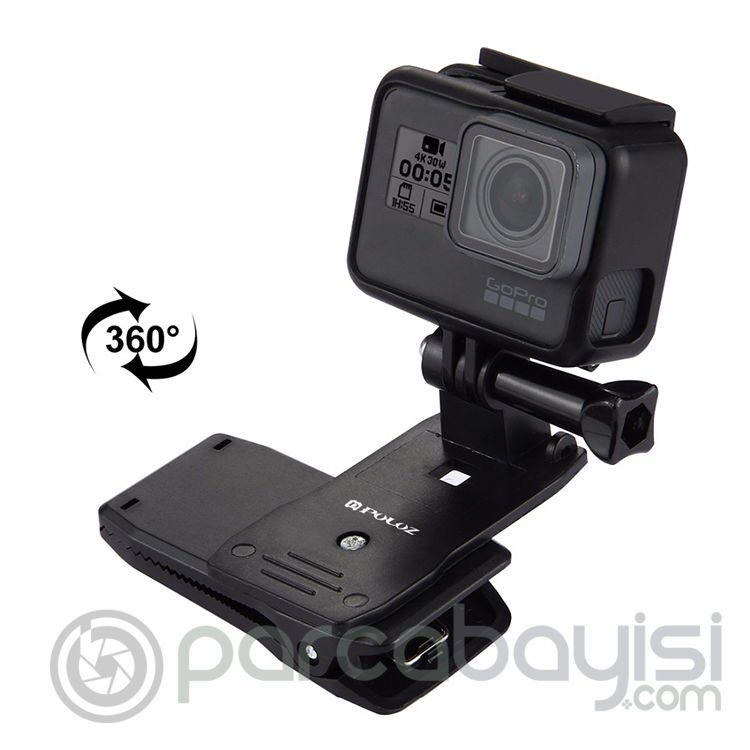 Puluz Pu147 Go Pro  Hero 360 Derece Dönerli Portatif Tutucu