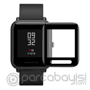 Huami Amazfit Bip Lite- Bip S 3D Ekran Koruyucu Full Kaplama PC+PMMA HD