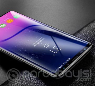 Baseus Samsung Galaxy S9 3D Kavisli Full Kaplama Kırılmaz Cam Ekran Koruyucu