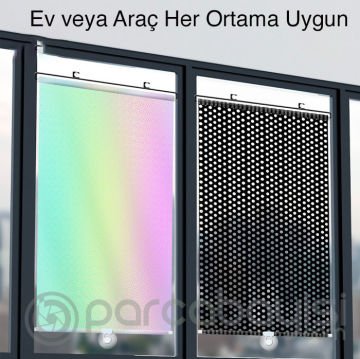 Araba Araç içi Katlanabilir Araç Oto Ön Cam Güneşlik Branda 50x125cm