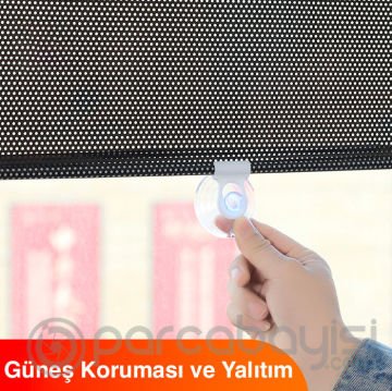 Araba Araç içi Katlanabilir Araç Oto Ön Cam Güneşlik Branda 58x125cm