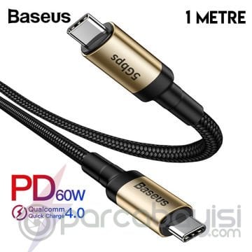 Baseus Cafule series Type-C PD3.1 Gen1 60W(20V-3A) 5Gbps Usb Şarj Kablasu 1metre